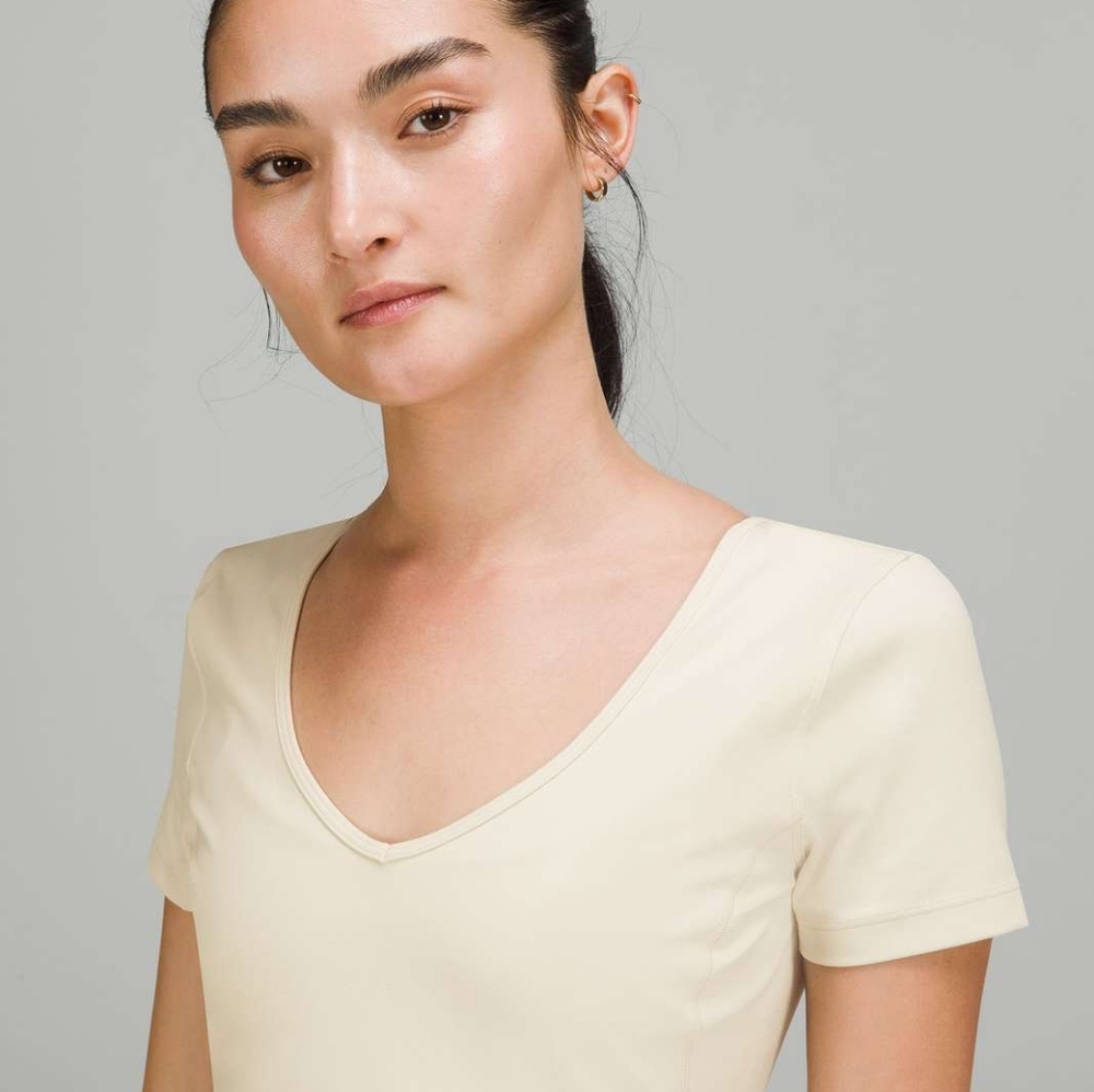 NWT Lululemon NULU Align T-Shirt *White Opal - Picture 3 of 7